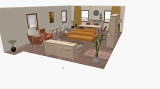 Roomplanner scene livingroom iONE360