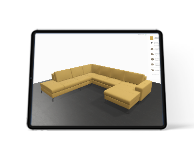 Sectional sofa product configurator