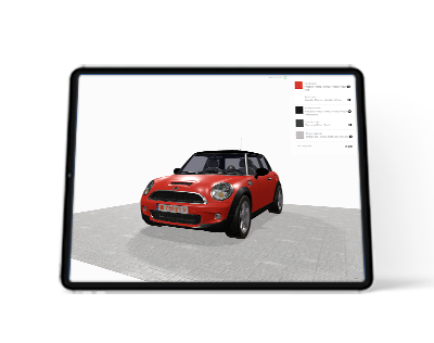 product 3d configurator vehicles cars yachts plains