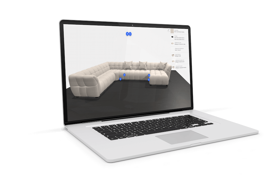 3D commerce visual product configurator iONE360.