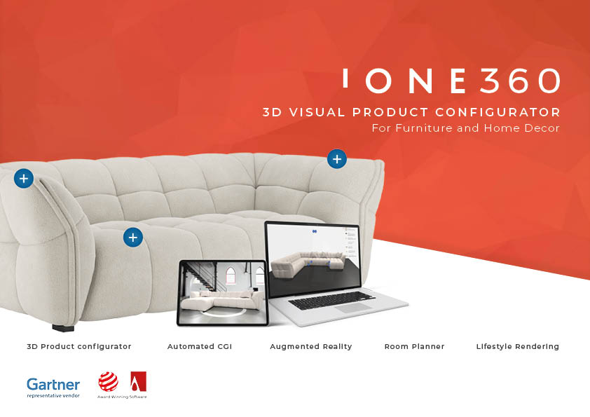 iONE360 Brochure - 3D VISUAL PRODUCT CONFIGURATOR For Furniture and Home Decor