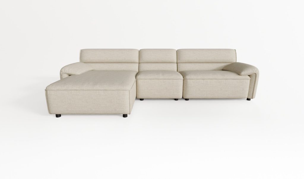 Render of 3D customized product: modular sofa